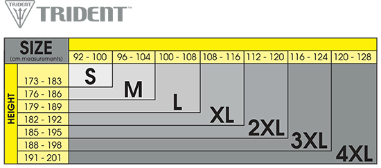 Coverall size chart img